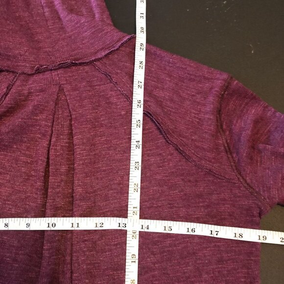 We The Free Cowl Neck Open Back Knit Sweater XS Plum - Picture 10 of 10